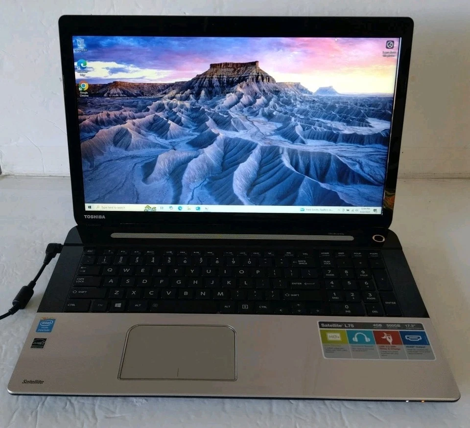 TOSHIBA SATELLITE L75-B7270 17.3" 640 GB 8GB INTEL PENTIUM 1.70 GHz Win 10 PRO Foto 1 de 4