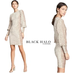 Abito tubino nero Halo Loxlee taglia 12 NUOVO - Foto 1 di 14