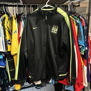Manchester City Size XL Black Zip Up Training Jacket - Picture 1 of 6
