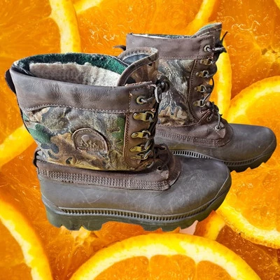 SOREL Kaufman Men's Camouflage Steel Shank Wool Lined Gore-Tex Boots Size 12 — 第 1/4 张图片