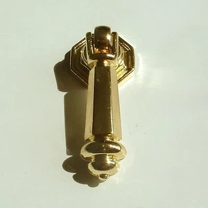 Elegant Möbelknopf Komode Schubkasten klassiker Griff Pull Knopf Metal Gold NEU - Bild 1 von 1