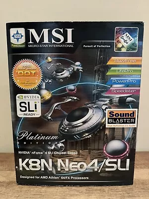 MSI K8N Neo Platinum Motherboard ATX Socket 754 - Image 1 of 4