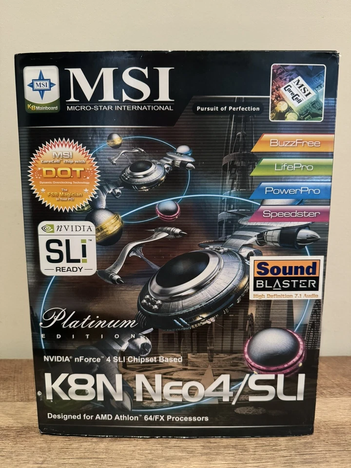 MSI K8N Neo Platinum Motherboard ATX Socket 754 - Image 1 of 4