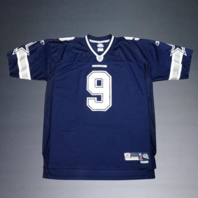CAMISETA DE FÚTBOL AMERICANO AUTÉNTICA DE LA NFL REEBOK TONY ROMO #9 DE LOS DALLAS COWBOYS +2 TALLA XL Foto 1 de 4