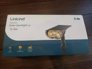 LinKind SL5 Smart SOLAR SPOTLIGHT cool Warm White Outdoor LED app Controller - Picture 1 of 10