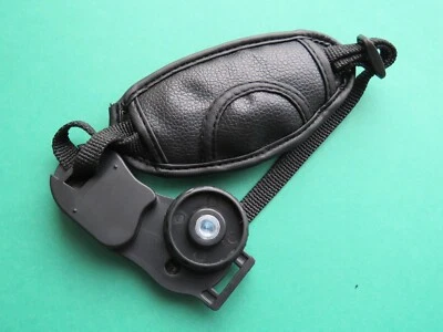 Correa de agarre de mano de cuero de muñeca para cámara DSRL Canon Nikon Sony Olympus Foto 1 de 3