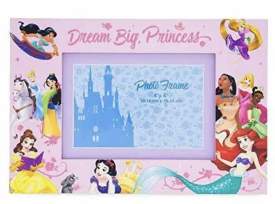 Marco Gran Princesa Sueño Parques Disney Rapunzel Pocahontas Ariel 4" x 6" Nuevo Foto 1 de 2