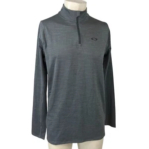 OAKLEY - CAMISA PULL-OVER HOMBRE PEQUEÑO REGULAR FIT - GRIS GRAVITY RANGE QTR CREMALLERA - Imagen 1 de 7