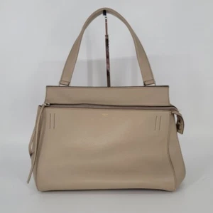 Borsa a mano Celine Edge in pelle talpa made in Italy - Foto 1 di 12
