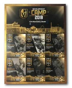 Vegas Golden Knights 2018 Development Camp Poster Draft Rookies VGK Cody Glass - Picture 1 of 2