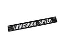 1 Custom Ludicrous Speed Aluminum Biker Bike Motorcycle Emblem Badge C