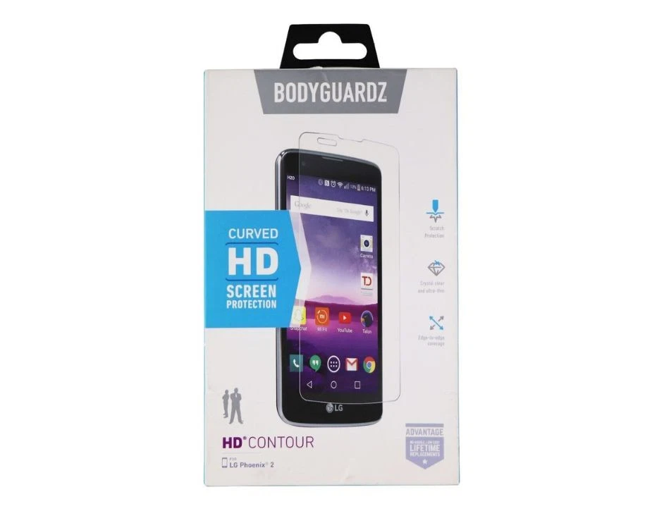 BodyGuardz HD Contour Screen Protector for LG Phoenix 2 - Image 1 of 1
