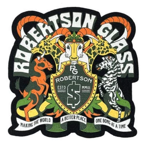 Crest Moodmat by Robertson Glass – 12" Limited Edition Art Mat (150 Made) - Picture 1 of 1