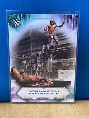 2021 Topps WWE - WrestleMania 36 #51 Edge - Image 1 of 2
