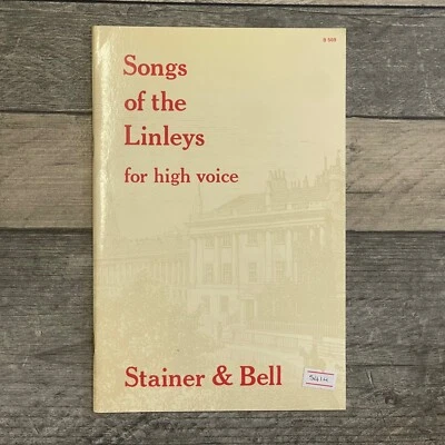 Songs OF The Linleys For High Voices Stainer & Bell Sheet Music  - Image 1 of 4