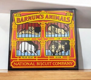 Barnums Animal Crackers Vintage Imán de Refrigerador National Biscuit Company - Imagen 1 de 6