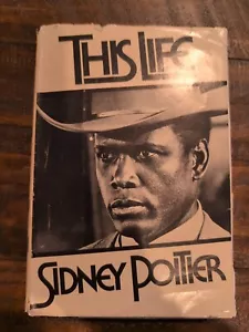 1980 Sidney Poitier autographed THIS LIFE autobiography signed book movie actor - Picture 1 of 5