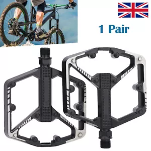 Bicycle Flat Bearings Pedals Mountain Road Bike Pedals Non-slip Aluminium Alloy - Picture 1 of 6
