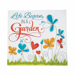 Religious Garden Home Décor Sign, Spring, Home Decor, Wall Decor, 1 Piece - Picture 1 of 2