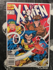X-Men #4 1st Omega Red Newsstand UPC Barcode NM 1992