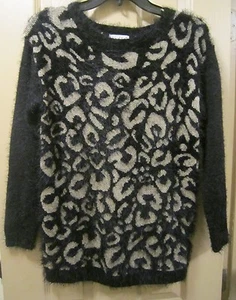 SZ XS JOSEPH A. QU'EST CE QUE C'EST SILK? WOMENS BLACK TAN SWEATER, X-SMALL, GUC - Picture 1 of 7