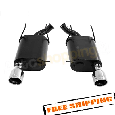 Flowmaster 2.25" In 2.5" Out Axle Back Exhaust for 2011-2014 Ford Mustang 3.7L Foto 1 de 4