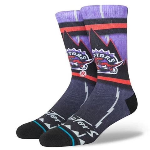 Men's Toronto Raptors NBA Basketball Stance Fader Screw Socks - Size Large Cover