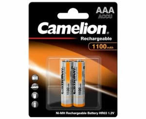 2 x AAA Akkus 1100 mAh Micro NI-MH f. Telekom Speedphone 10 100 500 Telefon - Bild 1 von 1