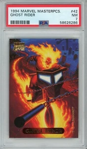 1994 Marvel Masterpieces #42 Ghost Rider PSA 7 - Picture 1 of 2
