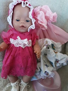 17"ZAPH BABY BORN DOLL And CLOTHES - Picture 1 of 15