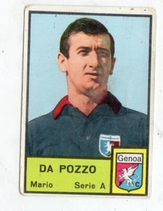 FIGURINA CALCIATORI MIRA 1964-65 GENOA DA POZZO BORDI STRETTI MAI ATTACCATA - Picture 1 of 2