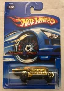 Hot Wheels Torpedo Jones/Amarillo-Dorado con driver/2006/Nuevo Sellado en Tarjeta - Imagen 1 de 18