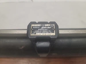 LOOK!! Vintage James G. Biddle Jagabi Lubri-tact Rheostat 1265 Ohms/1.0 Amps - Picture 1 of 6