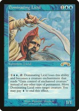 Dominating Licid Exodus NM Blue Rare MAGIC THE GATHERING MTG CARD ABUGames