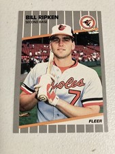 1989 Fleer Billy Ripken FF Error Card #616 Billy F-Face Bat Card Orioles Rare!!