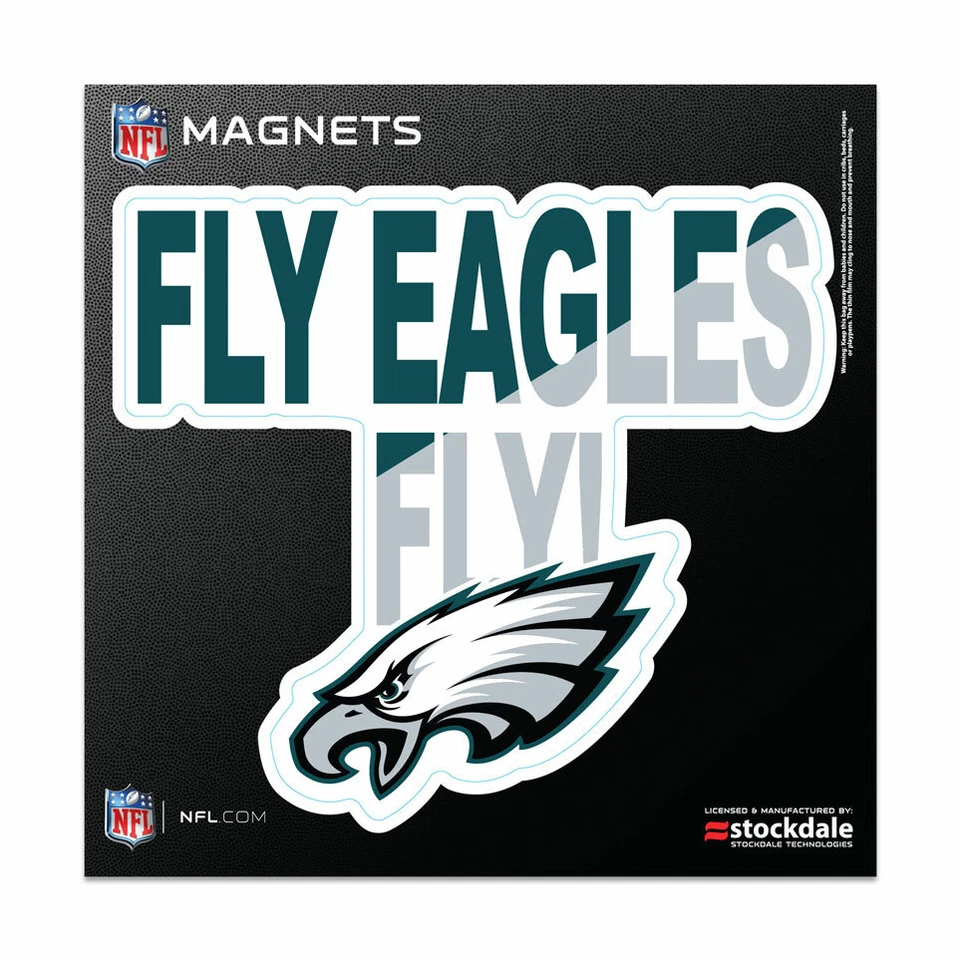 PHILADELPHIA EAGLES 6"X6" DIE-CUT MAGNET FOR INDOOR OR OUTDOOR USE HIGH QUALITY - Image 1 of 1