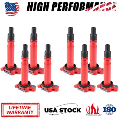 Juego de 8 bobinas de encendido para Toyota Sequoia 2008-2009 2007-2010 Toyota Tundra UF507 Foto 1 de 4