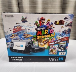Nintendo Wii U 32 GB Super Mario 3D World Deluxe Set - Black