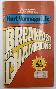 Breakfast Of Champions By Kurt Vonnegut Jr PB Vtg 1976 - Picture 1 of 8