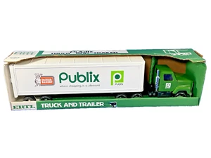 Vintage ERTL Publix Semi Truck & Trailer in Original Box Danish Baker, #9559 MIB - Picture 1 of 7
