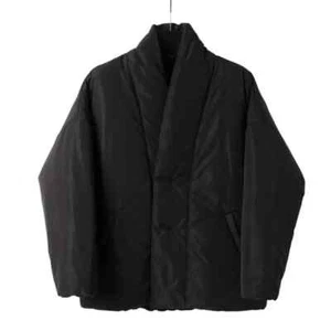 2023 Winter Neu Schwarz Kimono Baumwolle Mantel Verdickt, Warm, Locker und Modisch - Bild 1 von 23