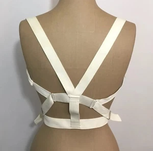Vintage Futuro Posture-Aid Shoulder Brace Sz S 60s Cosplay Costuming Straps - Picture 1 of 12