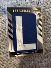 2008 Razor Letterman Letter L Tyler Stovall Braves Autograph Auto 