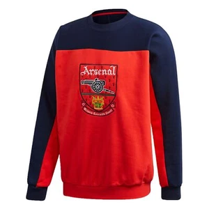 Adidas Originals Afc Arsenal Football Club Vintage Sweatshirt 1991-1993 Navy Red - Picture 1 of 3