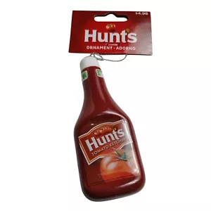 Hunts Tomato Ketchup Bottle 4 inch Novelty Decoupage Christmas Ornament - Picture 1 of 2