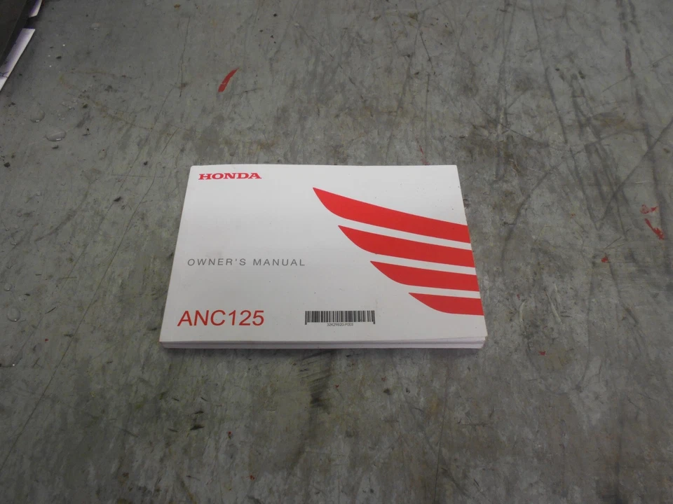 honda sh 125 owners book (2018) - Image 1 of 1