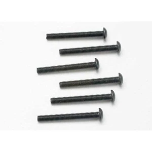 Traxxas 2581 3x25mm Buttonhead Hex Machine Screws (6) - E-Revo Slayer Summit - Picture 1 of 1