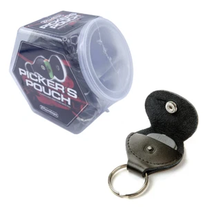 Dunlop Picker's Pouch Keychain & Pick Carrier, Jar, 16 pieces - Picture 1 of 3