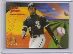 * FRANK THOMAS * 1995 UC3 PINNACLE SPORTFLIX CARDS # 1