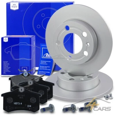 ATE REAR BRAKE DISCS + PADS FOR AUDI A1 SEAT IBIZA 4 SKODA FABIA 3 VW POLO 6 - Image 1 of 4